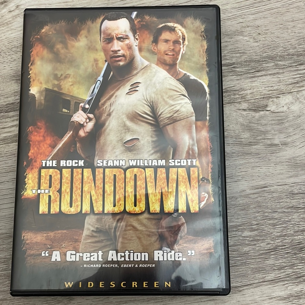 The Rundown DVD Movie 1h 45m Universal Studios 2003 Rated PG-13